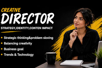 be creative director, creative brand guidelines strategy, brand identity design
