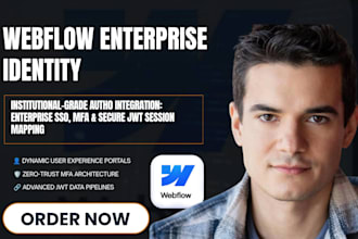 setup auth0 webflow secure login integration