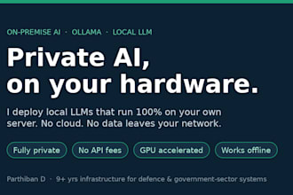 deploy a private on premise ai chatbot with ollama and local llms