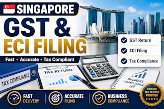 prepare singapore eci filing gst return and tax compliance