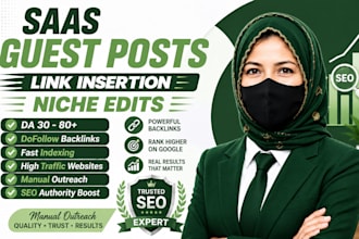 build saas SEO backlinks via saas blogger outreach on b2b saas blogs