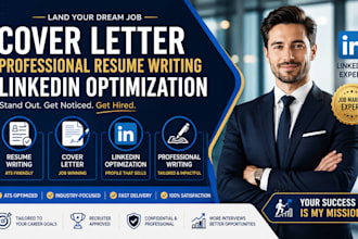 do linkedin optimization professional resume writing and cover letter