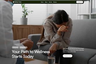 create a professional and visually engaging website