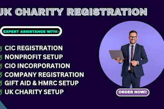 do cic registration, cio, register UK charity, nonprofit registration