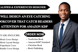 design an eye catching book cover that catch readers attention for amazon kpd