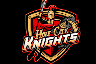 create modern style for knight mascot logo design service