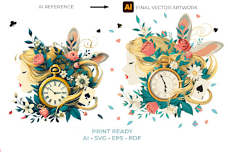convert ai generated images into professional vector artwork