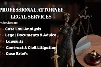 be your expert paralegal for legal research, case analysis in civil cases