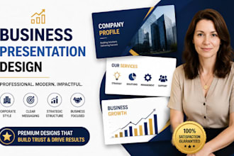 business presentation design,corporate presentation slides, company profile deck