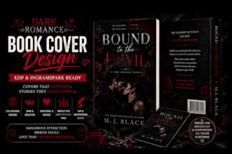 design a dark romance book cover for amazon KDP