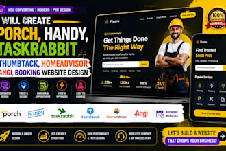 create porch handy taskrabbit thumbtack homeadvisor angi booking website design