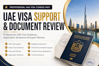 provide uae visa support, document review, and application assistance