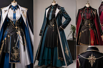 sew custom cosplay costume fabric cosplay cloth design anime cosplay creation