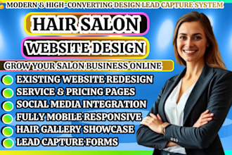 hair salon website, beauty salon website, beauty website, hair extension website