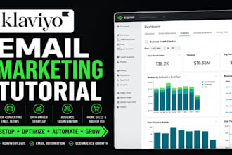 do klaviyo email marketing and set up high converting klaviyo flows