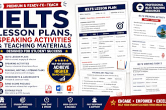 do professional ielts lesson plans, speaking activities and teaching materials