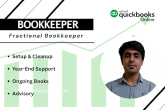 get a fractional bookkeeper on quickbooks online