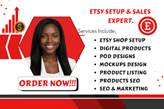 setup etsy shopify print on demand printify printful etsy print on demand store