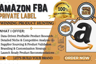 do amazon fba private label winning product hunting