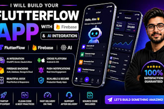 build your ai saas mvp using flutterflow or flutter mobile app development