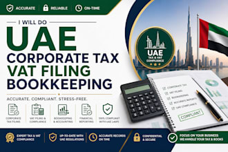 do uae corporate tax vat filing bookkeeping