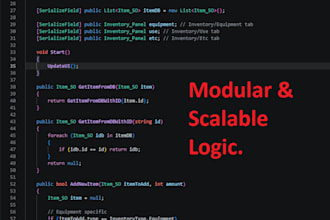develop custom unity 3d game systems and logic for you