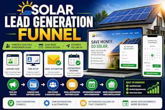 build a solar lead generation funnel that generates qualified homeowner leads