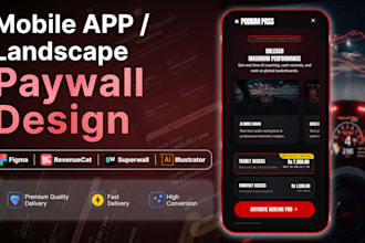 design premium revenuecat and superwall paywalls for mobile apps