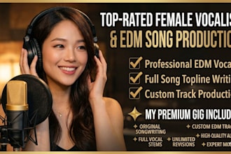 sing house music, dancehall, electro music, afro house, vocalist, edm singer
