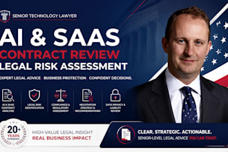 provide ai contract review saas legal risk assessment and compliance advisory