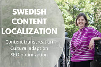 localize english content for the swedish market