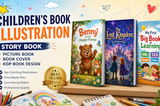 bring your childrens story to life with captivating illustrations