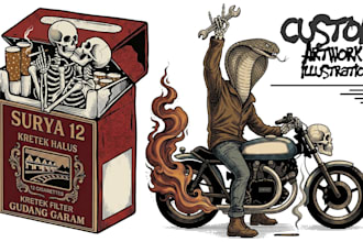 create awesome custom artwork and illustrations