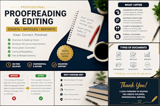proofread and edit essays and stories