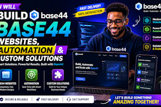 build base44 websites, automation and custom solutions