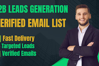 do b2b lead generation and provide verified email list