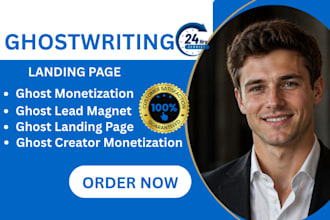 design ghost landing page lead magnet setup and monetization for ghost platform