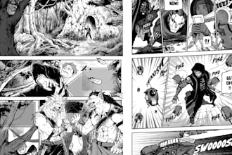 draw anime manga comic book illustration nsfw manga page comic manga artist
