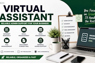be your virtual assistant for administrative support tasks