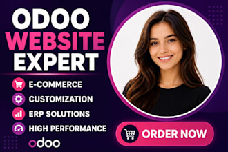 design professional odoo website, odoo ecommerce, odoo erp and customization