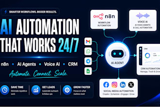 claw n8n ai automation ai voice agent crm workflow