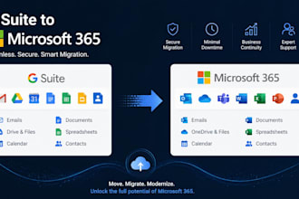 migrate google workspace g suite to office 365 or microsoft 365