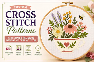 create custom cross stitch patterns from your images