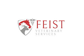 design match young progressive horse farm veterinarian logo