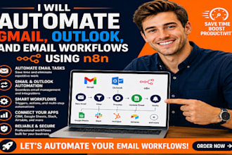 automate gmail, outlook, and email workflows using n8n