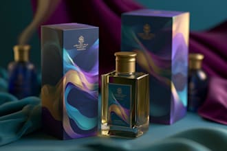 create a box packaging design, product packaging design