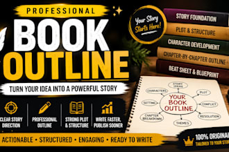 book outline story outline novel plot fiction romance fantasy writing structure