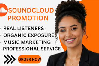 professionally promote your soundcloud track for more exposure