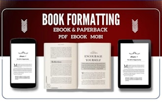 do paperback formatting, book layout design for amazon kdp self publishing