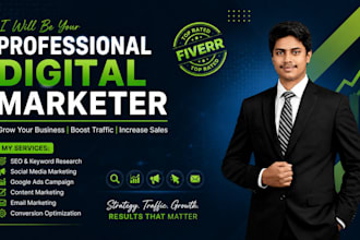 be your professional digital marketing expert for organic growth